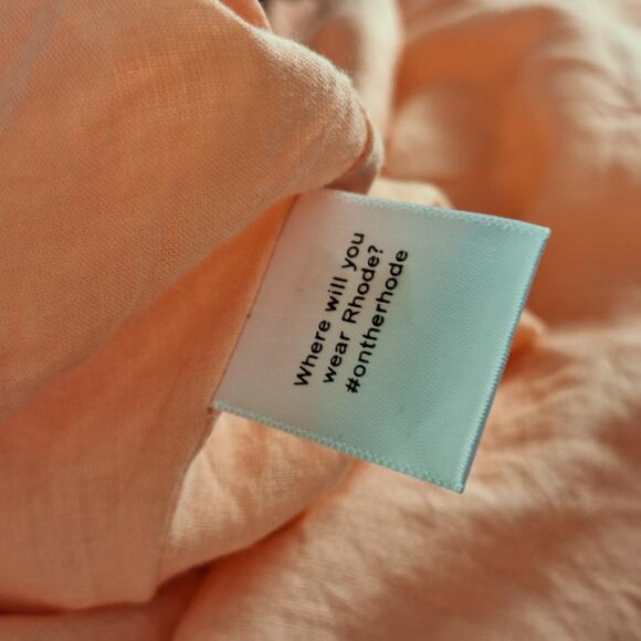 Rhode Xs Ruffled Peach Molly Mini Dress - Picture 3 of 11